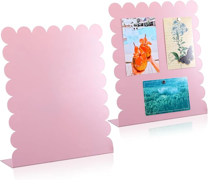 Gueevin 2 Pcs Magnet Board Standing Magnetic Metal Board by Gueevin