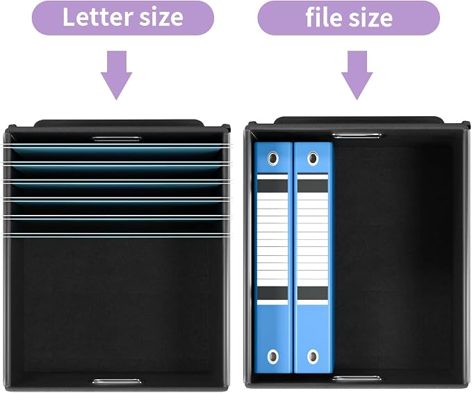 Decorative File Organizer Storage Boxes - Image 3