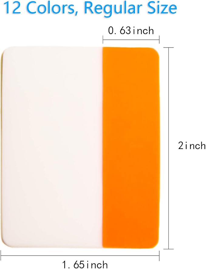 KICNIC 2 Inch Sticky Tabs Index Tabs 240 Pieces, Colored Reading Tabs Self - Image 3