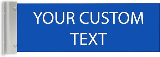 ALPHA DOG SIGNS Custom Projecting Hallway Nameplate, Personalized 2-Line Text by AlphaDog