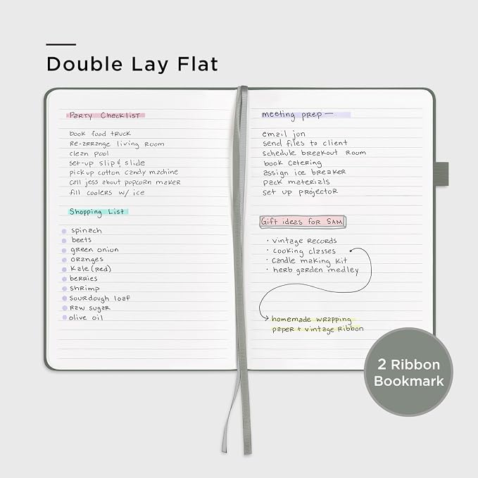 &And Per Se Lined Journal Notebook, 160 Pages, A5 5.7 x 8 inches College Ruled - Image 5