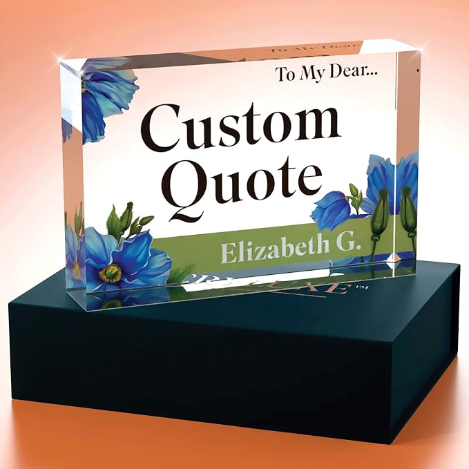 Custom Acrylic Sign Personalized, Custom Desk Name Plate, 18 Styles, - Image 4