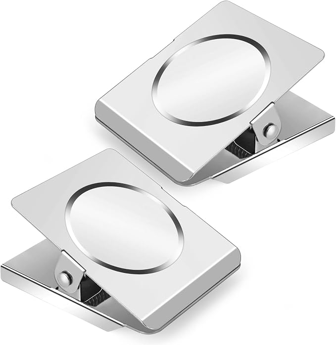 Grtard Strong Magnetic Clips, 2.2 Inch Extra Large Magnetic Clips Heavy Duty by Grtard