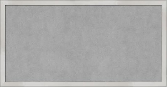 Amanti Art Silver Framed Magnetic Board 13x25 Small Vision Board by AmantiArt