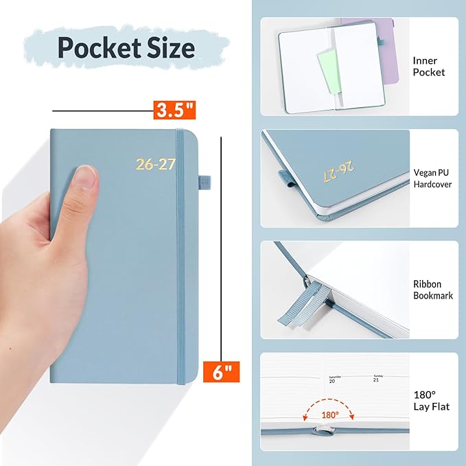 SUNEE 2026-2027 Pocket Weekly Planner - Image 4
