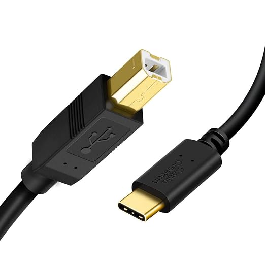 CableCreation USB B to USB C Cable 15FT/4.5M, Printer Cable to USB C, Type B to by CableCreation