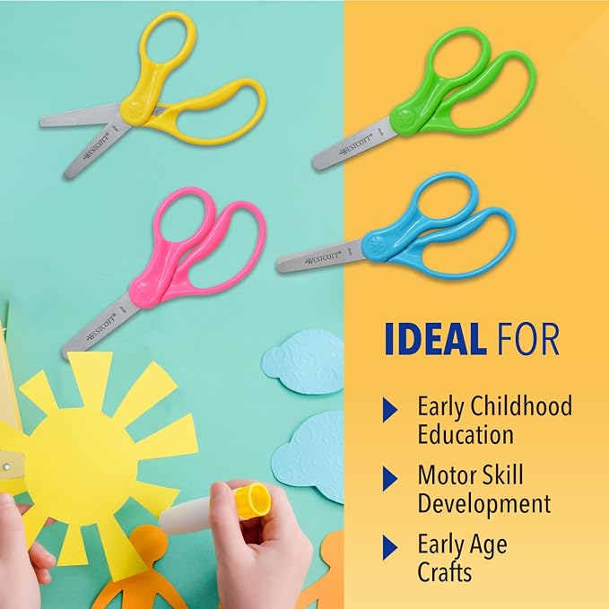 Westcott School Left and Right Handed Kids Scissors - Image 4