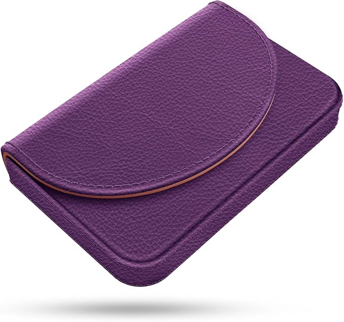 Business Card Holder，PU Leather Business Card Case Color Printing Pattern Card by xiviers
