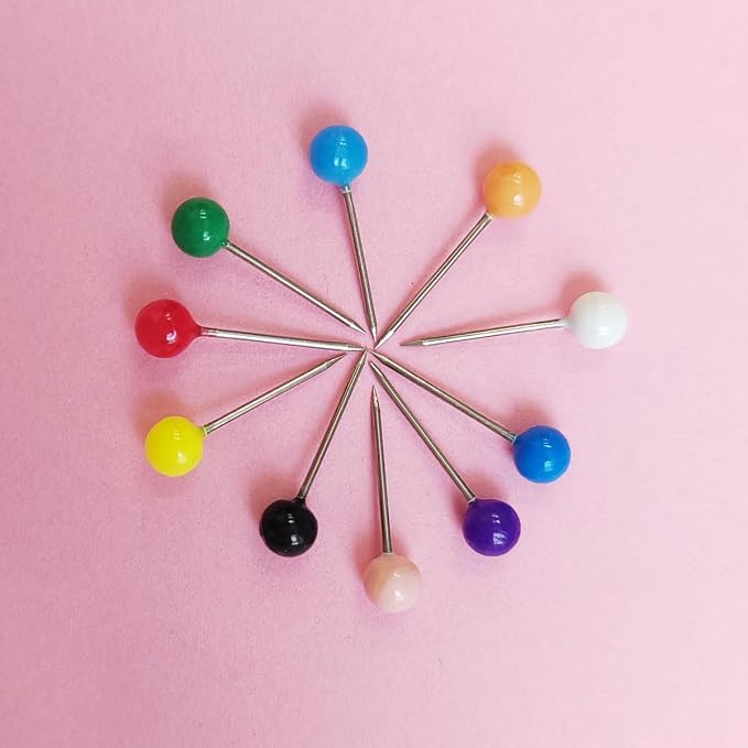 600 PCS Colored Push Pins Map Tacks, Colorful Round Push Pin, Map Tacks Marking - Image 6
