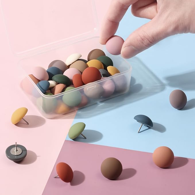 30Pcs Cute Decorative Push Pins, Bulletin Board Tacks, Cork Board Thumbtacks - Image 3