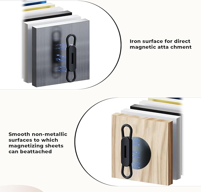 10 Pack Magnetic Pen Holder for Refrigerator, Adjustable Pen Pencil Holders - Image 2