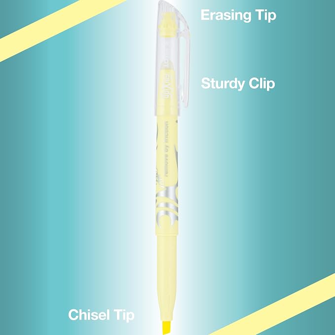 Pilot FriXion Light Pastel Erasable Highlighters, Chisel Tip, Journaling - Image 3