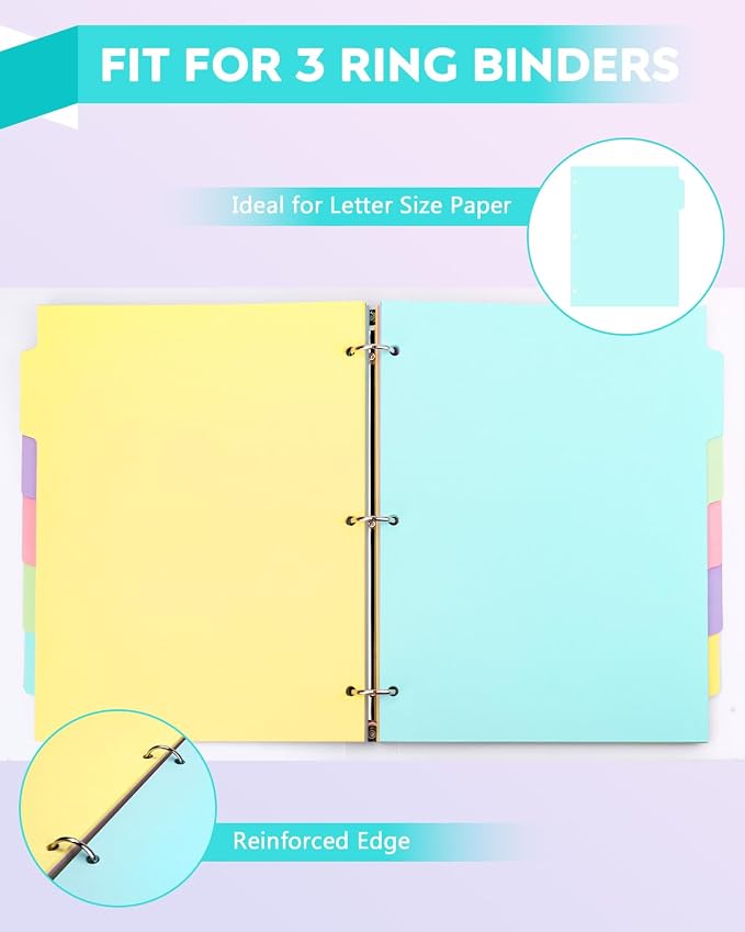 Dynta 3 Ring Binder Dividers - Image 5