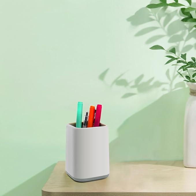 ZUFECY Pen Holder Stand for Desk, Scandinavian Design Desk Organizer Makeup - Image 5