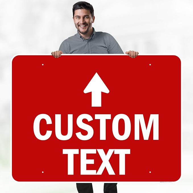 Custom Arrow, Custom Directional Sign, Up Arrow, 36x48 Inches, Rust Free DiBound - Image 2