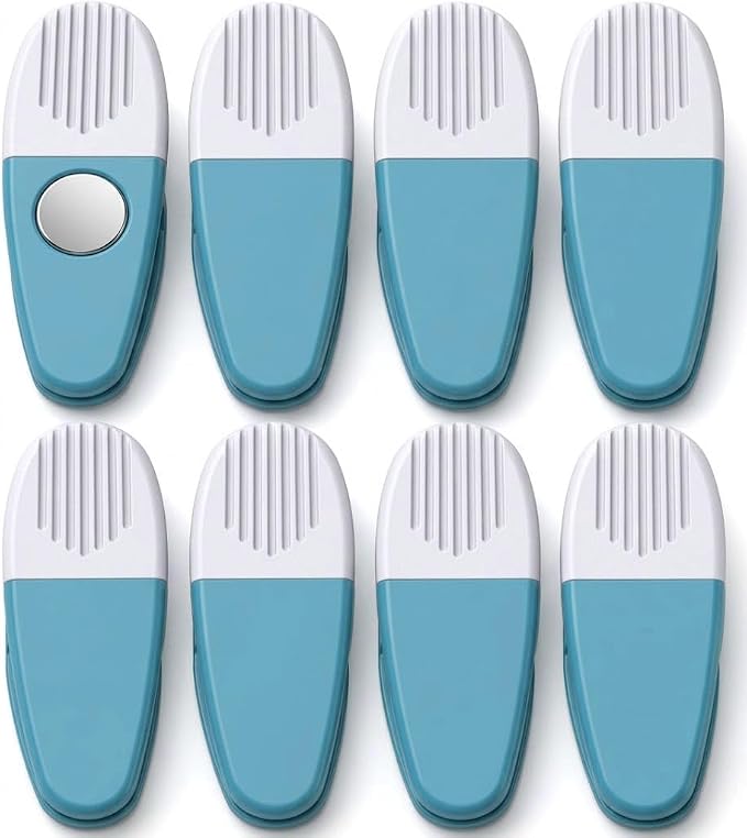 Thick Plastic Clips with Neodymium Magnet by VIPHomeEssentials