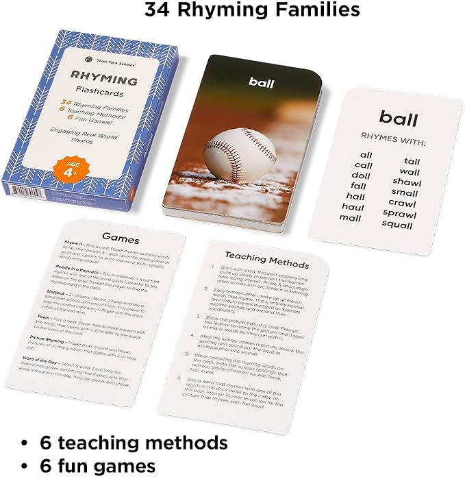 Award-Winning Flash Cards for Preschool & Kindergarten – 5-Deck Set, 180 Jumbo - Image 9
