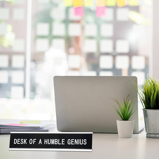 Funny Desk Sign for Office, Humorous Coworker Gift for Boss, Teacher or Work - Image 7