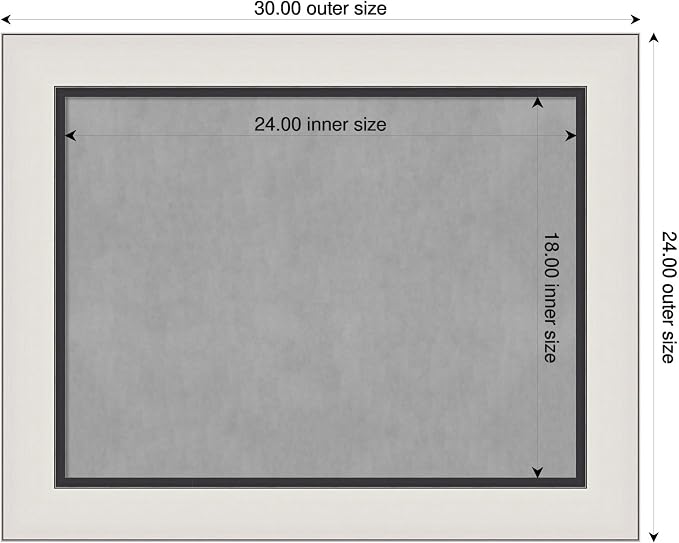 Amanti Art Silver Framed Magnetic Board 24x30 Medium Vision Board - Image 2
