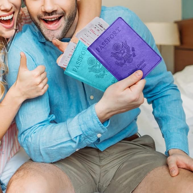 Passport and Vaccine Card Holder Combo, Passport Holder - Image 6