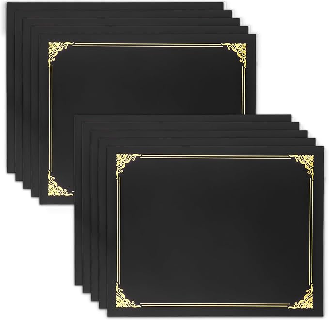 50 Packs Certificate Holders, Diploma Holders, Certificate Folders by COIDEA