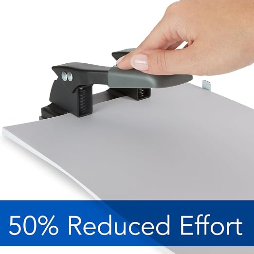 Swingline 2 Hole Punch, 28 Sheet Capacity Hole Puncher, Paper Punch, Low Effort - Image 5
