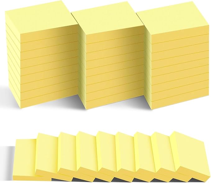 Mini Sticky Notes 1.5x2 in, 36 Pad Yellow Strong Adhesive Post, Suitable by TKTB