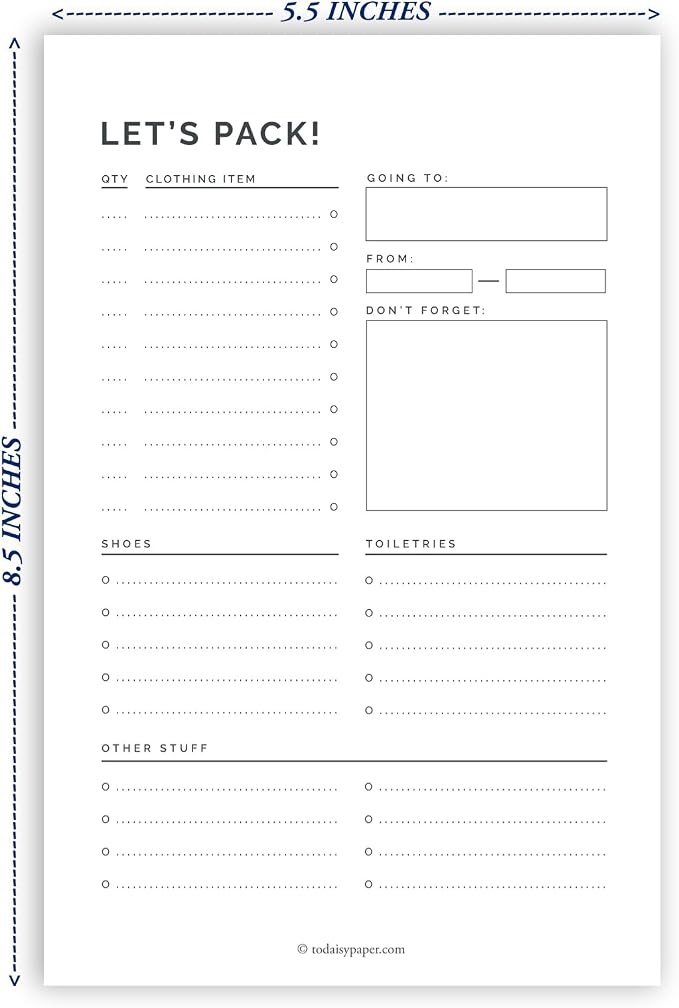 Let's Pack Notepad - Image 4