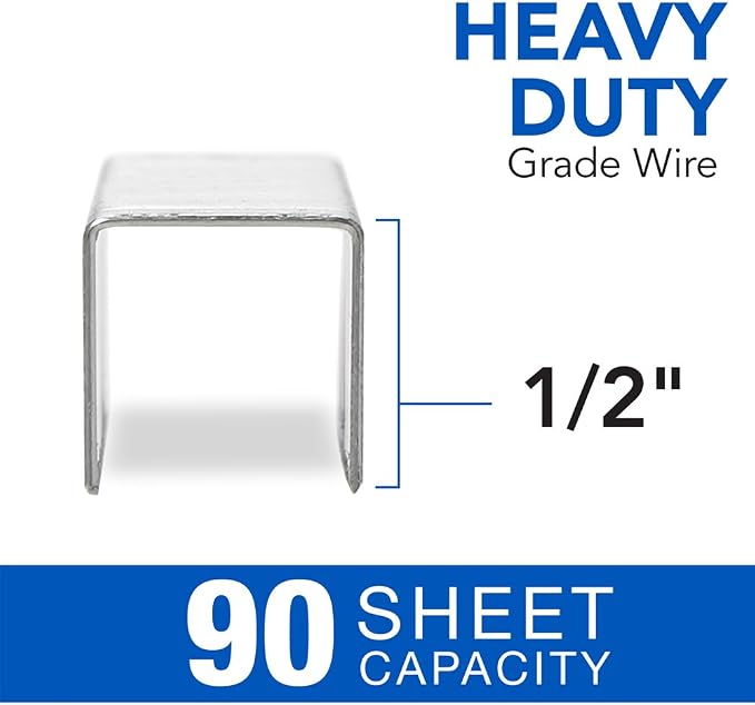 Swingline Staples, Heavy Duty for Desktop Staplers, 1/2" Length - Image 3