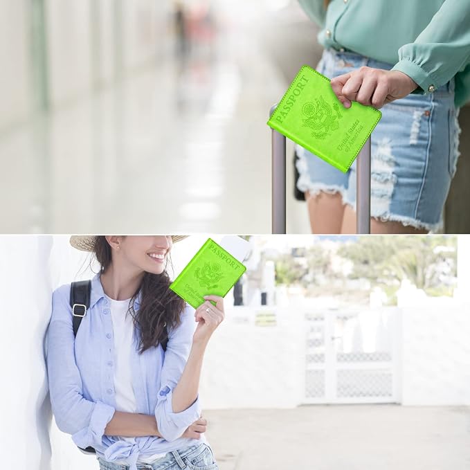 BB-green Passport and Vaccine Card Holder Combo - Image 5