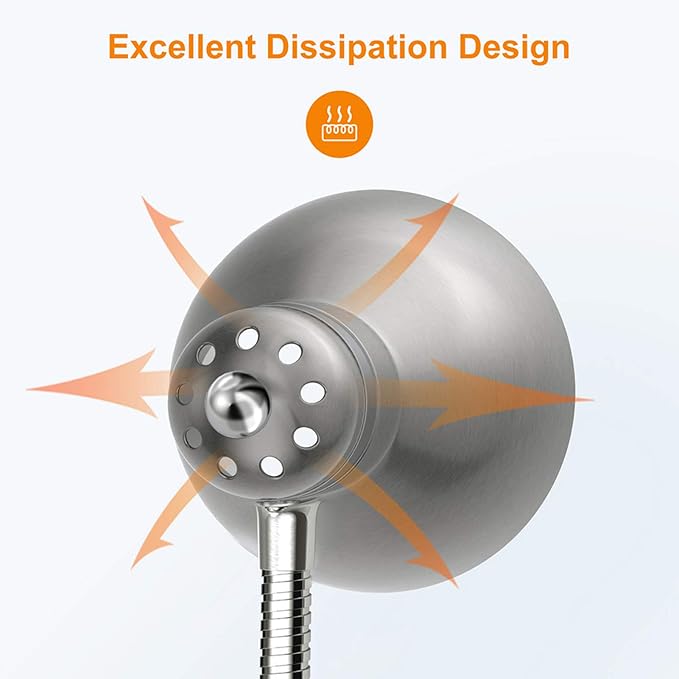 LEPOWER Metal Desk Lamp, Adjustable Goose Neck Table Lamp, Eye-Caring Study - Image 6
