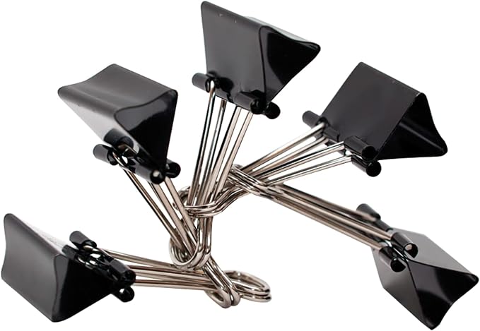 Office Depot Binder Clips By The Gross, 1 1/4in., Box Of 12 Clips - Image 2