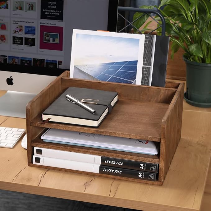 DDYURI Desk Organizer for File Folder Storage - Image 3