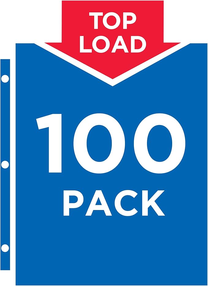 Avery Clear Economy Sheet Protectors, Top Load, 100 Document Protectors - Image 4