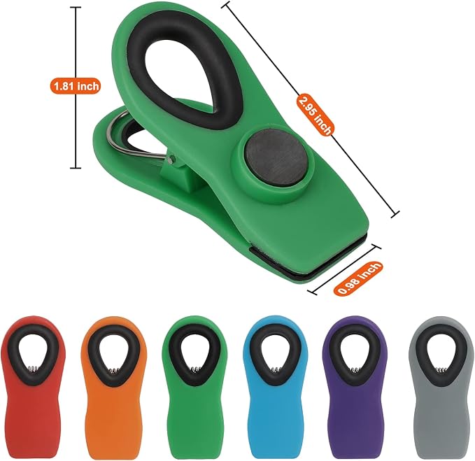 TACGEA Chip Clips, Magnetic Bag Clips - Image 2