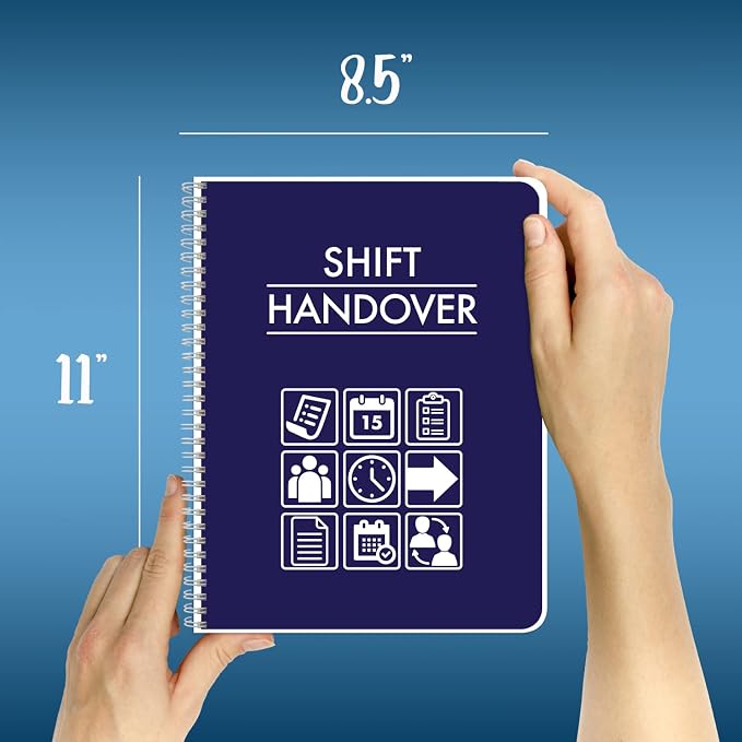 BookFactory Shift Handover Log Book Nurse Shift Hand Over Communications - Image 4