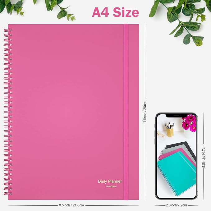 Planner Undated, Asten Daily Planner Agenda - Image 3