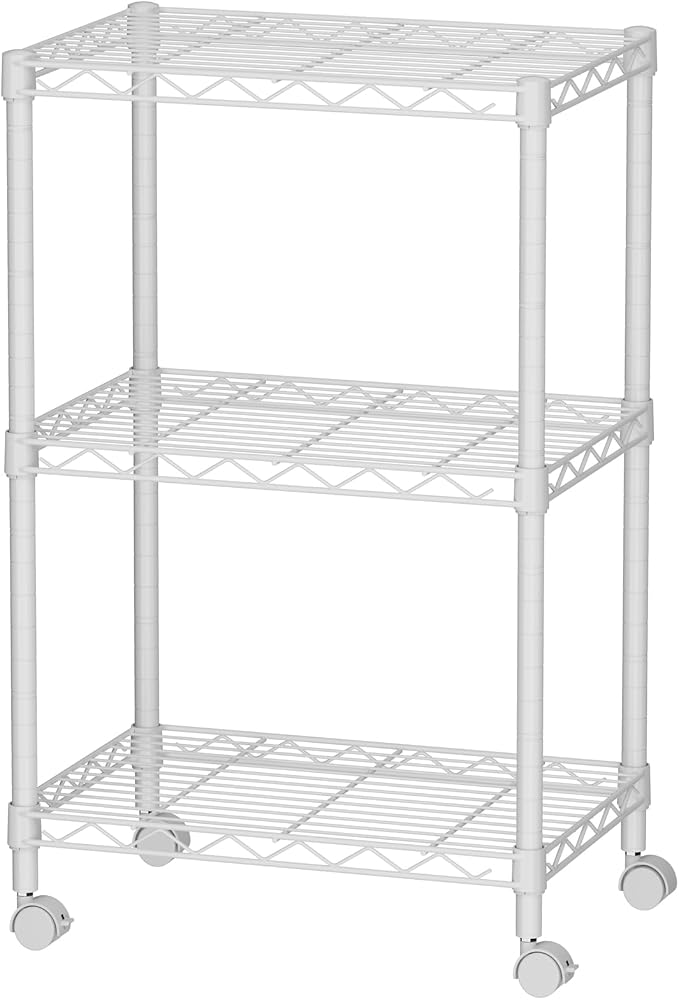 SINGAYE 3 Small Wire Shelves Kitchen Pantry Close Home Organizers and Storage by SINGAYE