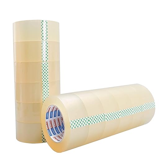 ADHES Packing Tape for Shipping Packaging Moving Boxes,1.88 in x 100 Yard x 2.6 Mil, 60 Rolls-DeskLoop Office