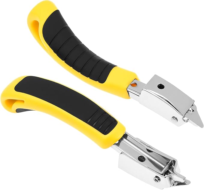 QWORK Heavy Duty Staple Remover Staple Puller Tool, 2 Pack Upholstery Staple - Image 2