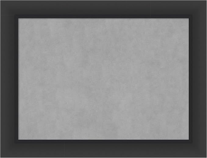 Amanti Art Black Framed Magnetic Board 25x33 Medium Vision Board by AmantiArt