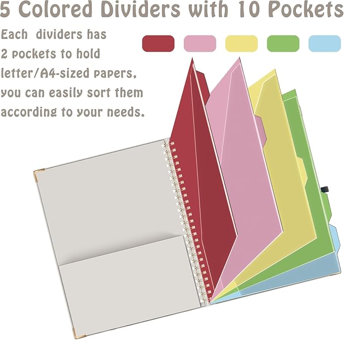 HAUTOCO Clipboard Folio with Refillable Lined Notepad - Image 7