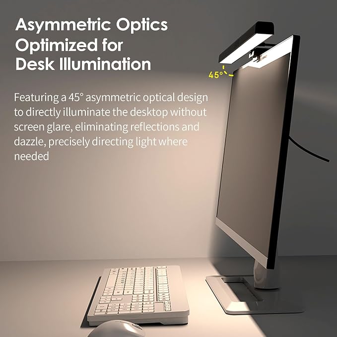 BY-J PC Screen Lamp with Remote Control, Adjustable Screen Light Automatic - Image 4