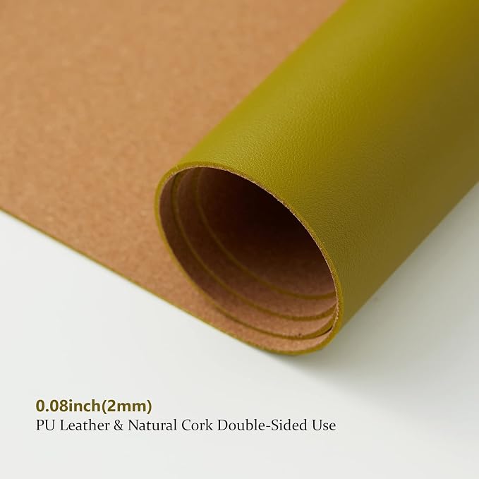 Cork Desk Mat - Small Dual-Sided Desk Pad - Image 3