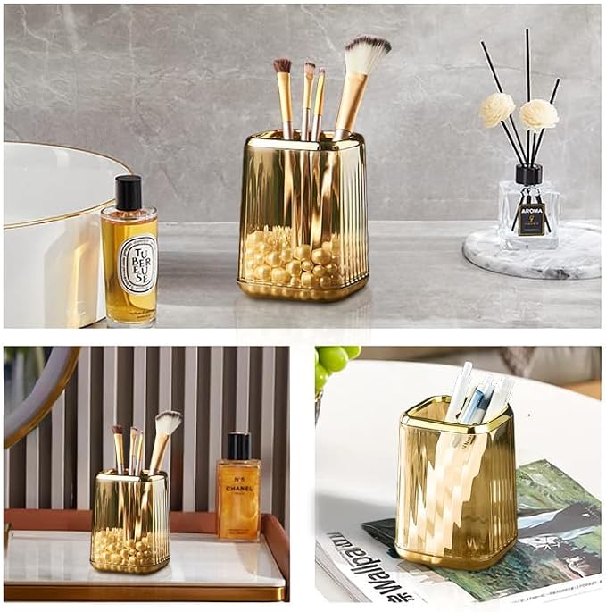 Pen Holder for Desk, Makeup Brushes Cup, Pencil Organizer, Pen Cup Pencil Caddy - Image 7