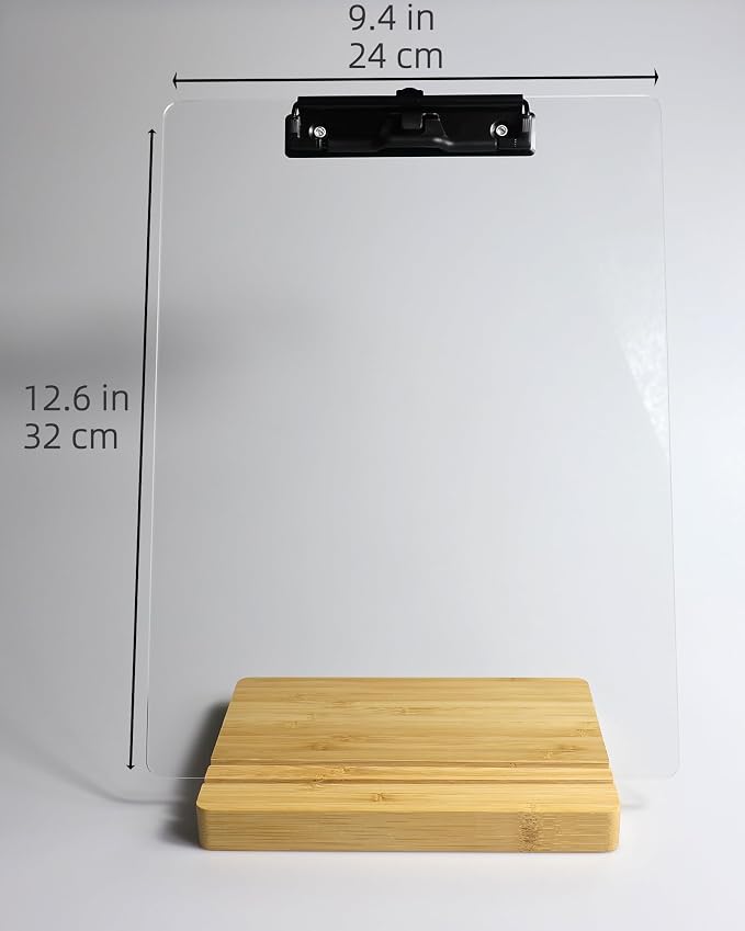 Clipboard with Stand, Sign Holder, Document Typing Paper Stand, Menu Display - Image 3
