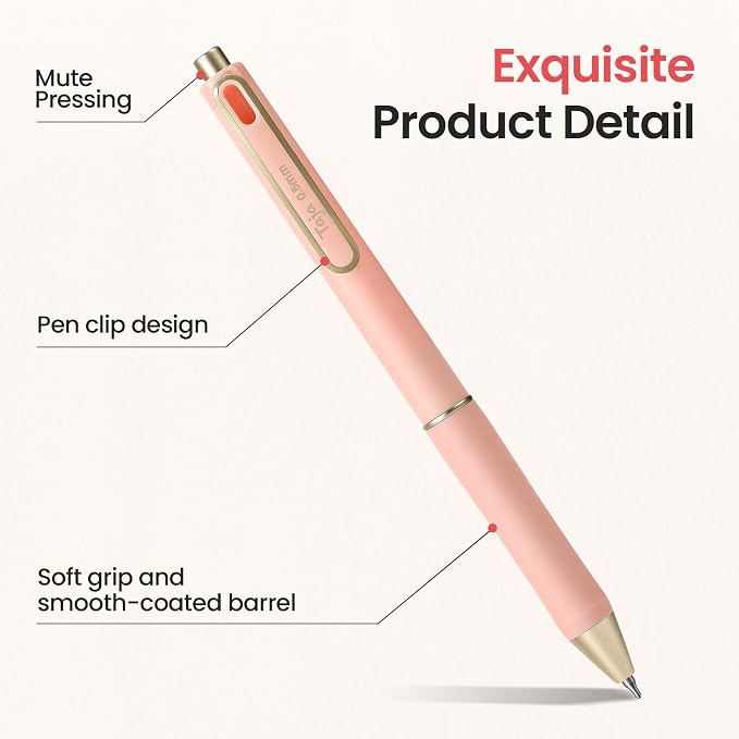 Taja Gel Pens, 0.5mm Fine Point Smooth Writing Pens - Image 2
