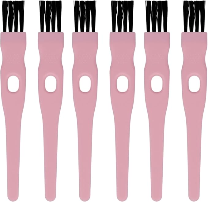 Mini Cleaning Brushes, 6 Pack Nylon Detail Brushes, 4.3 Inch | Nylon Bristles by NiuXTool