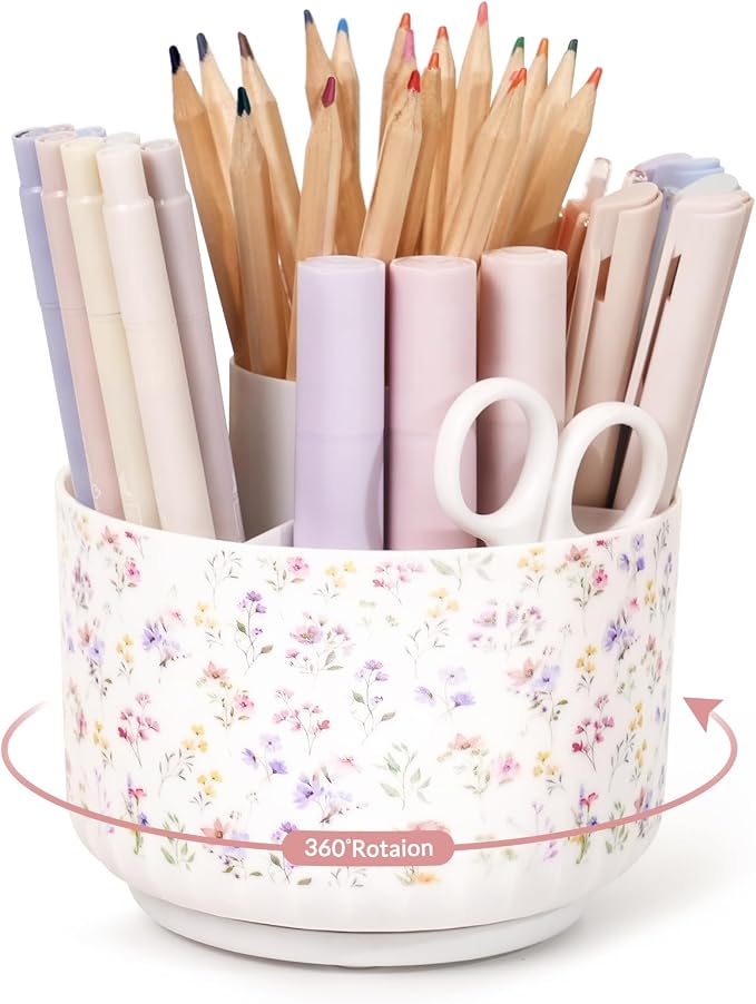 SKYDUE Rotating Pencil Pen Holder by SKYDUE