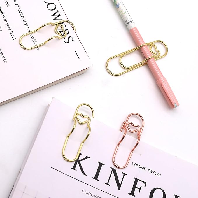 Pen Holder for Notebook, Lovely Paper Clip Holder Multifunctional Cute Journal - Image 5